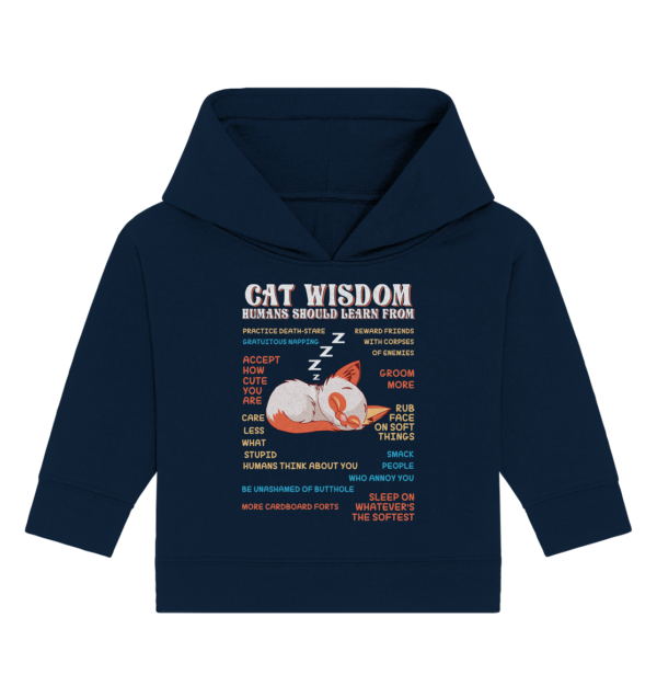 cat wisdom - Baby Organic Hoodie