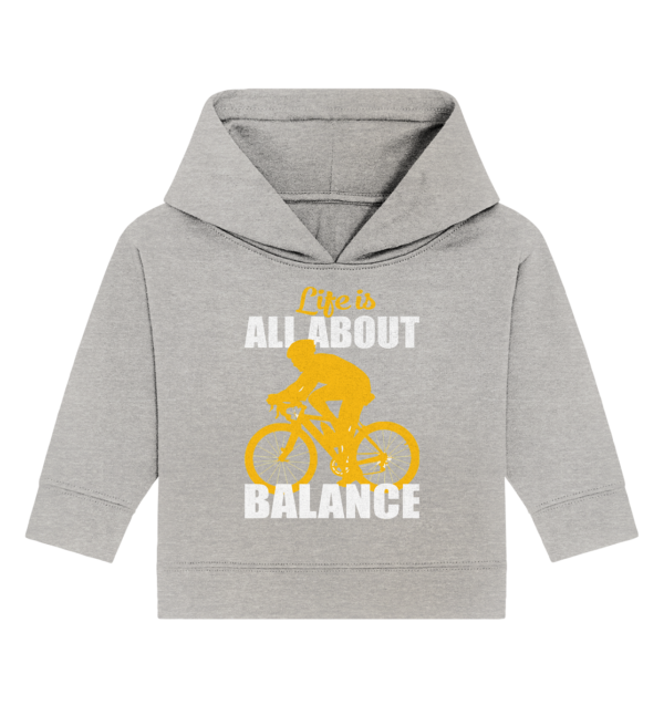 ALL ABOUT BALANCE - Baby Organic Hoodie – Bild 2