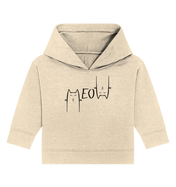 MEOW - Baby Organic Hoodie – Bild 2