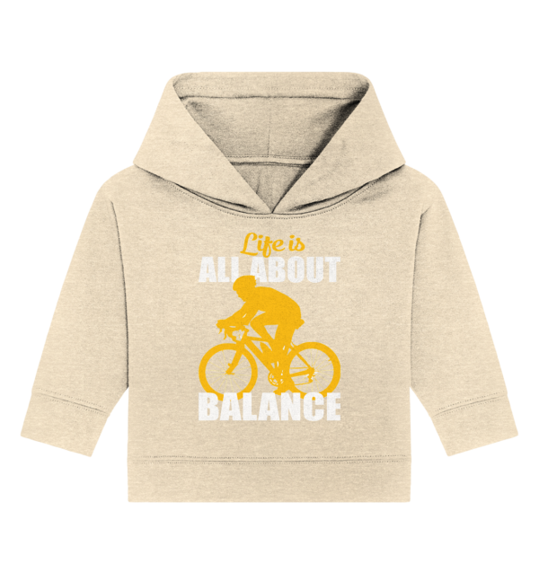 ALL ABOUT BALANCE - Baby Organic Hoodie – Bild 3