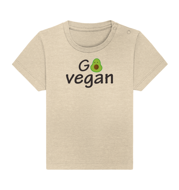 GO VEGAN - Baby Organic Shirt – Bild 3