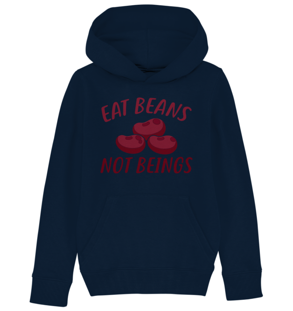 EAT BEANS - Kids Organic Hoodie – Bild 3