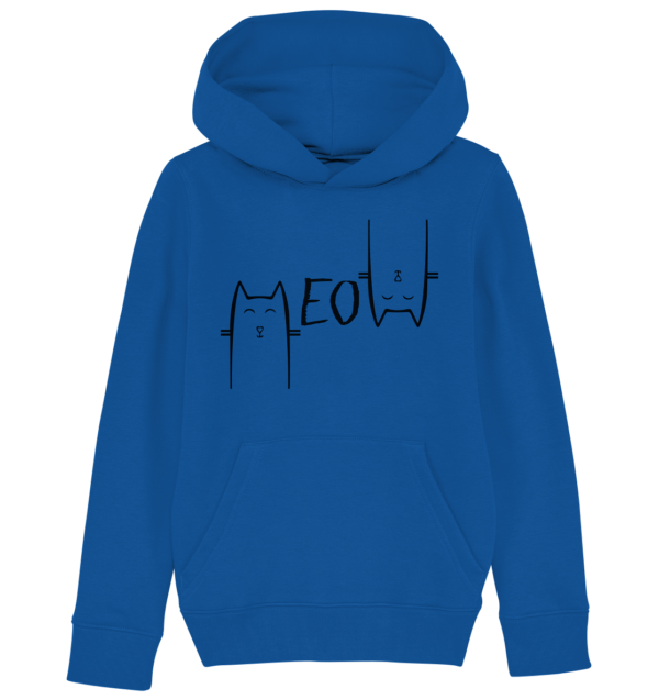 MEOW - Kids Organic Hoodie – Bild 3