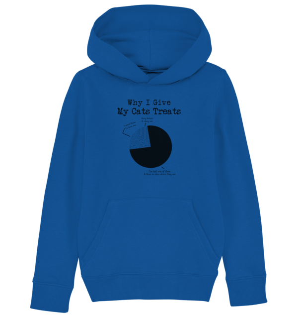 Why I Give - Kids Organic Hoodie – Bild 3