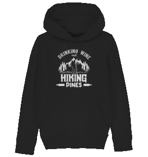 Dinking Wine - Kids Organic Hoodie