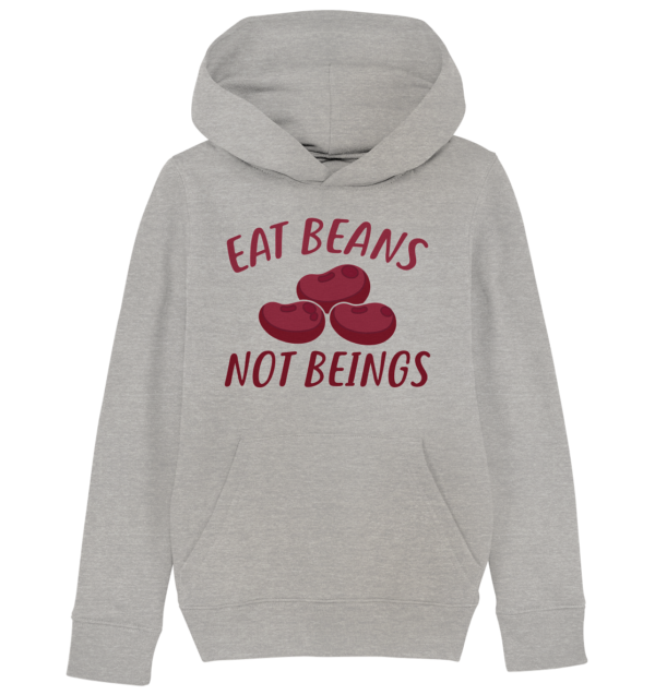 EAT BEANS - Kids Organic Hoodie – Bild 4