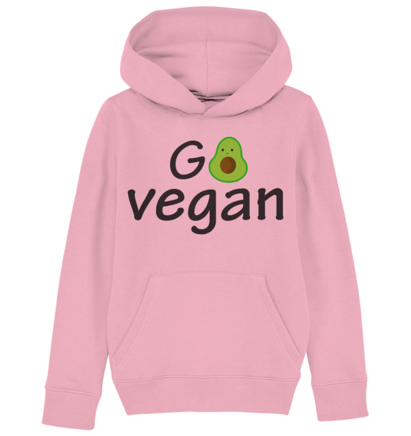 GO VEGAN - Kids Organic Hoodie