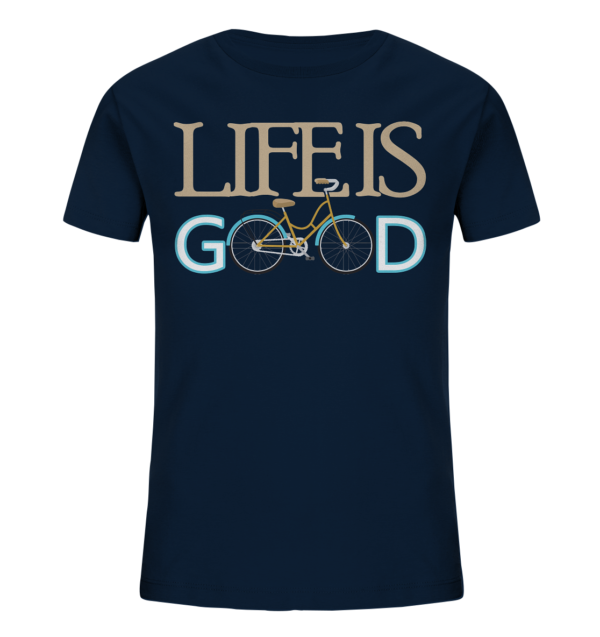 LIFE IS GOOD - Kids Organic Shirt – Bild 6