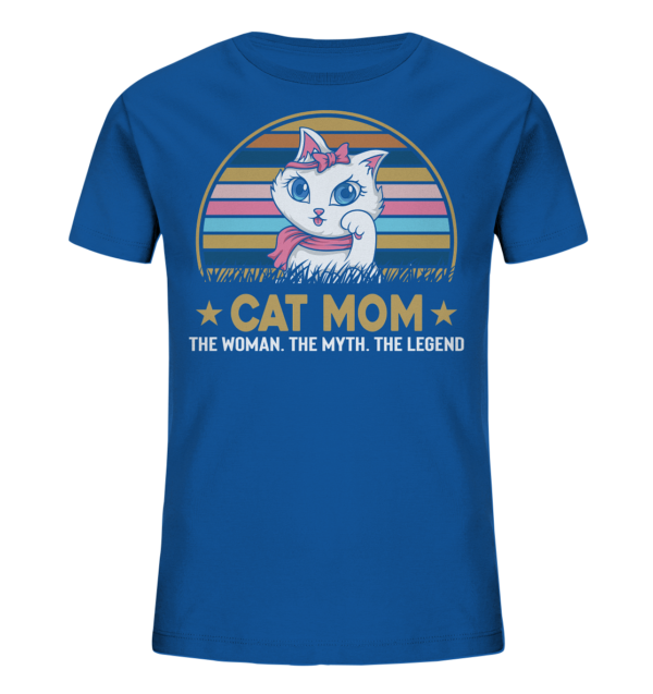 Cat Mom - Kids Organic Shirt – Bild 16