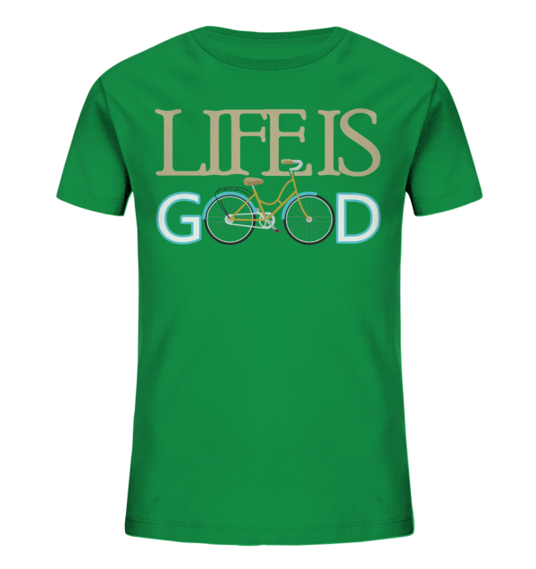 LIFE IS GOOD - Kids Organic Shirt – Bild 7