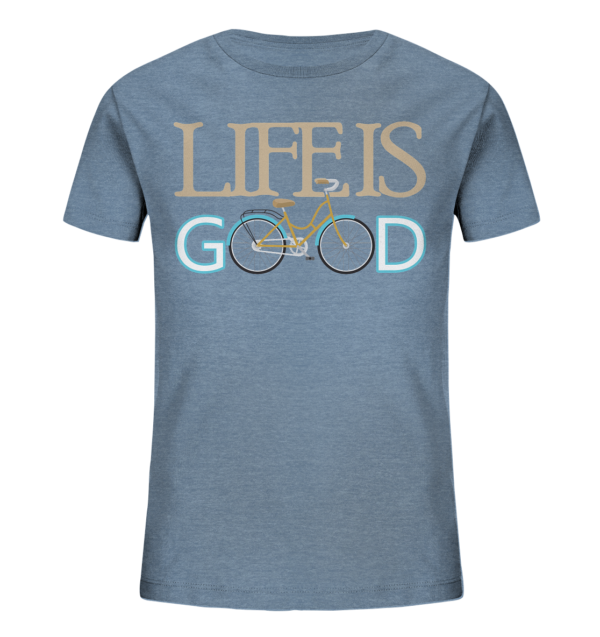 LIFE IS GOOD - Kids Organic Shirt – Bild 8