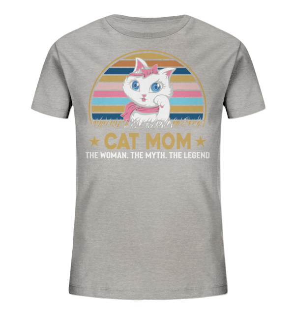 Cat Mom - Kids Organic Shirt – Bild 10