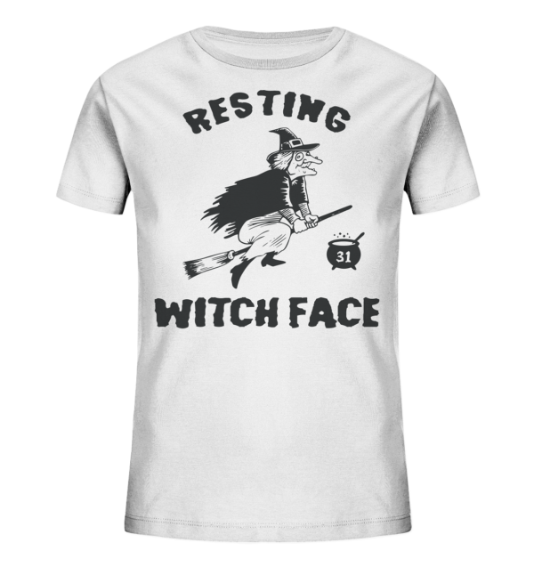 RESTING WITCH FACE - Kids Organic Shirt – Bild 13