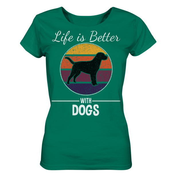 Life is better - Ladies Organic Shirt – Bild 16