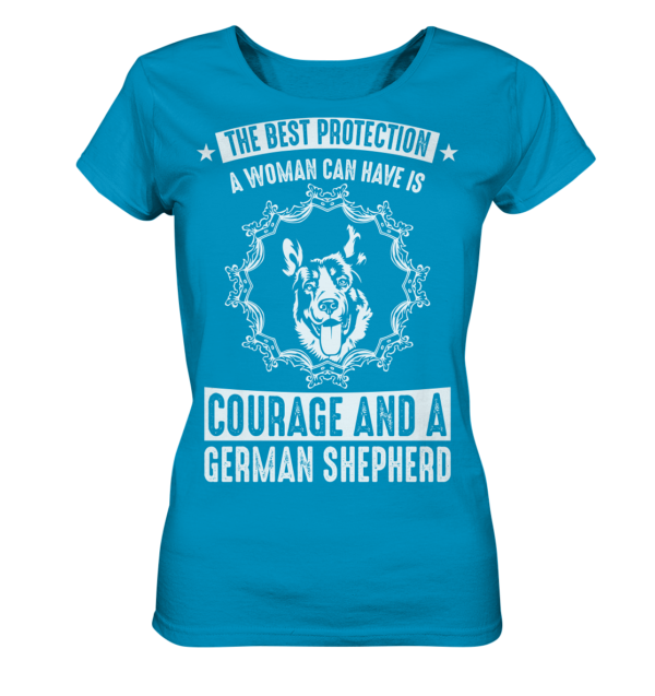 The Best Protection - Ladies Organic Shirt – Bild 2