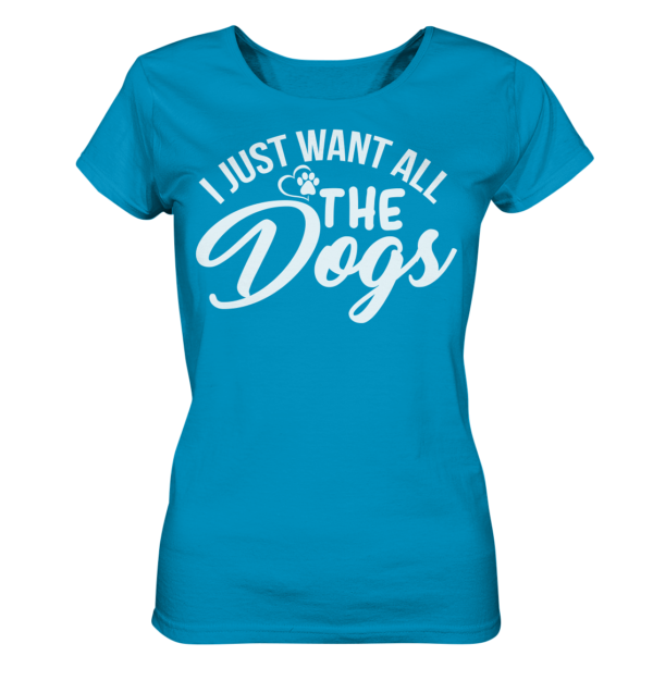 I JUST WANT  - Ladies Organic Shirt – Bild 2