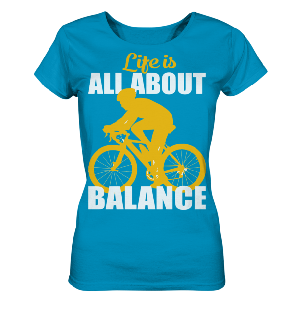 ALL ABOUT BALANCE - Ladies Organic Shirt – Bild 2