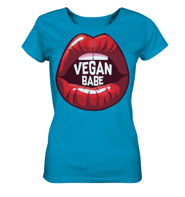 Vegan Babe - Ladies Organic Shirt – Bild 2