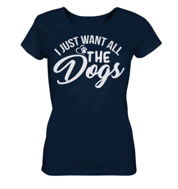 I JUST WANT  - Ladies Organic Shirt – Bild 8