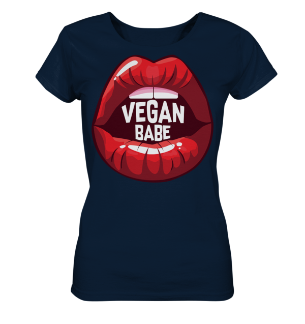 Vegan Babe - Ladies Organic Shirt – Bild 8