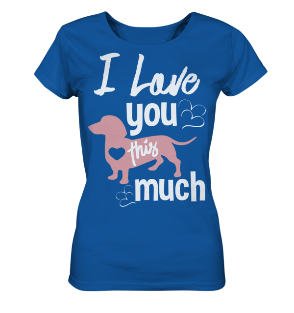 I LOVE - Ladies Organic Shirt – Bild 11