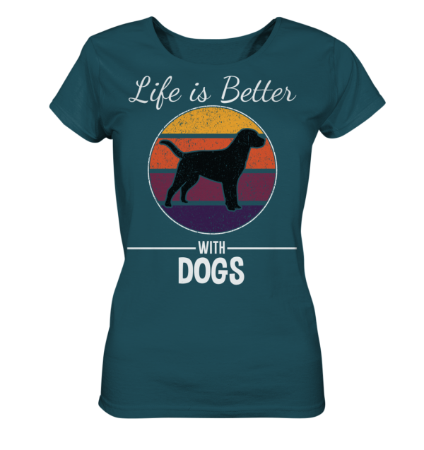 Life is better - Ladies Organic Shirt – Bild 15