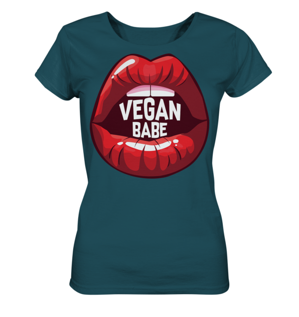 Vegan Babe - Ladies Organic Shirt – Bild 15