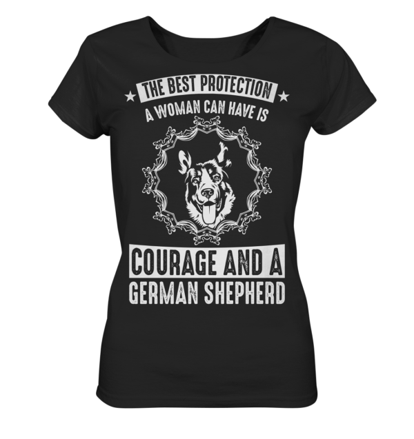 The Best Protection - Ladies Organic Shirt – Bild 3