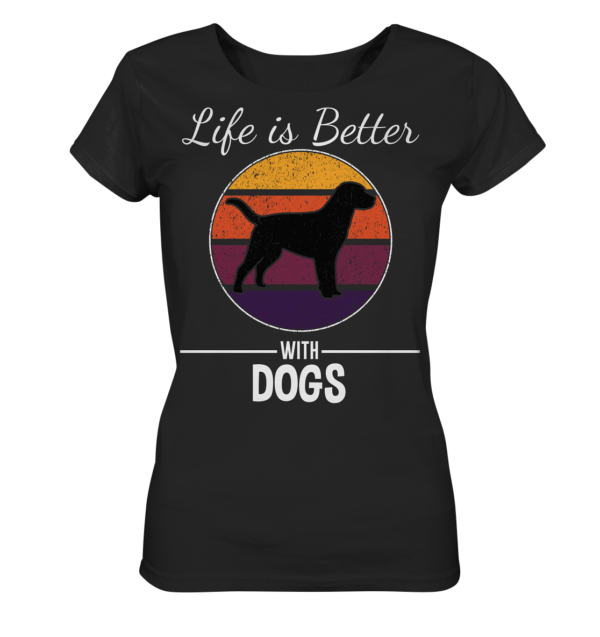 Life is better - Ladies Organic Shirt – Bild 3