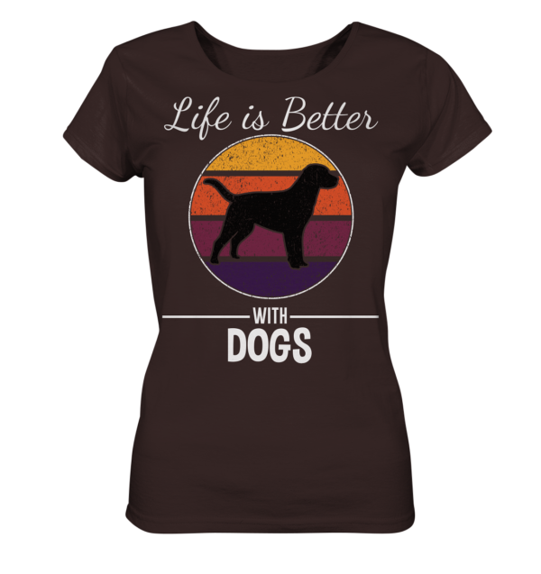 Life is better - Ladies Organic Shirt – Bild 7