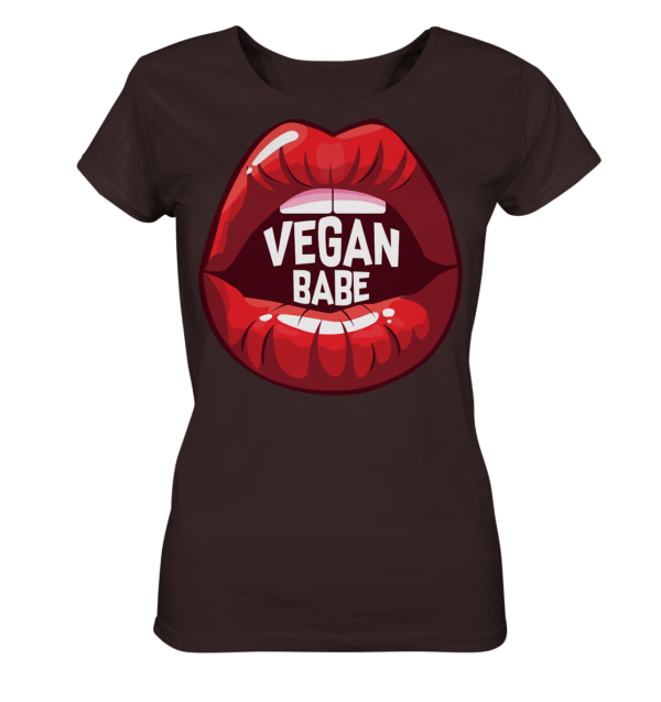 Vegan Babe - Ladies Organic Shirt – Bild 7