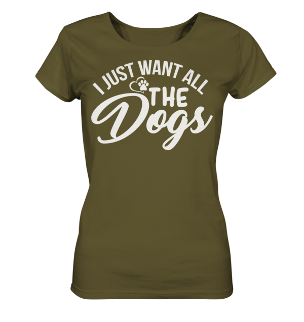 I JUST WANT  - Ladies Organic Shirt – Bild 4