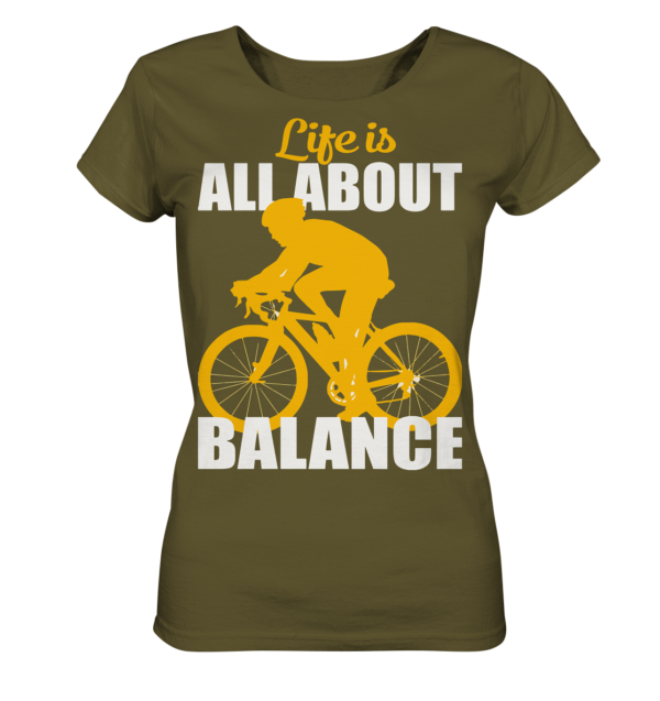 ALL ABOUT BALANCE - Ladies Organic Shirt – Bild 4