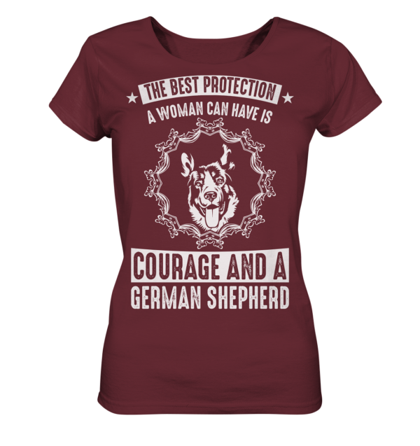 The Best Protection - Ladies Organic Shirt – Bild 5