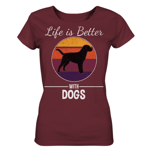 Life is better - Ladies Organic Shirt – Bild 5