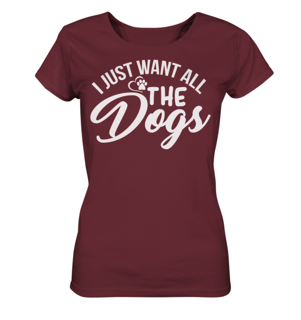 I JUST WANT  - Ladies Organic Shirt – Bild 5