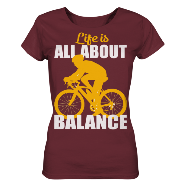 ALL ABOUT BALANCE - Ladies Organic Shirt – Bild 5