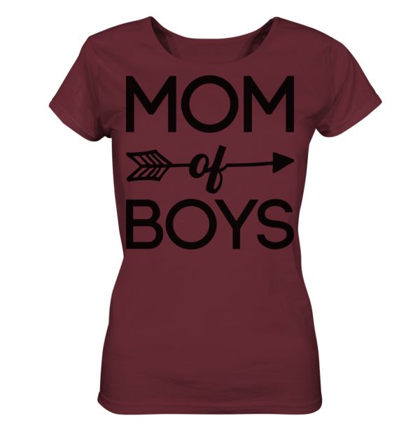 Mom of Boys - Ladies Organic Shirt – Bild 2