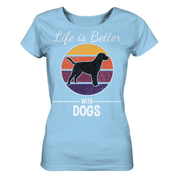 Life is better - Ladies Organic Shirt – Bild 13