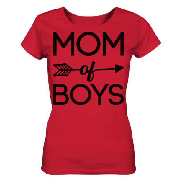 Mom of Boys - Ladies Organic Shirt – Bild 6