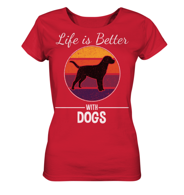 Life is better - Ladies Organic Shirt – Bild 11