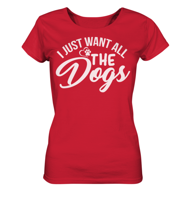 I JUST WANT  - Ladies Organic Shirt – Bild 11