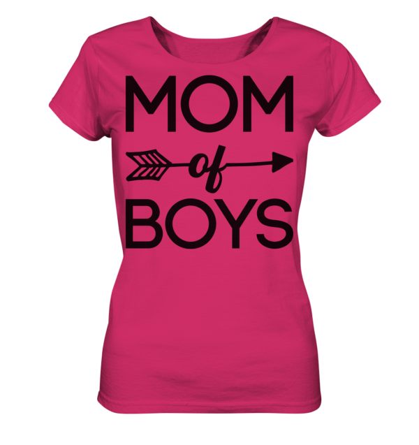 Mom of Boys - Ladies Organic Shirt – Bild 5