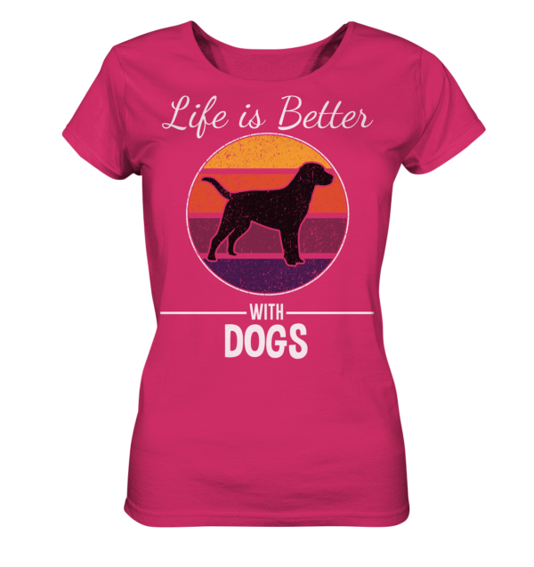 Life is better - Ladies Organic Shirt – Bild 10