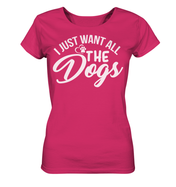 I JUST WANT  - Ladies Organic Shirt – Bild 10