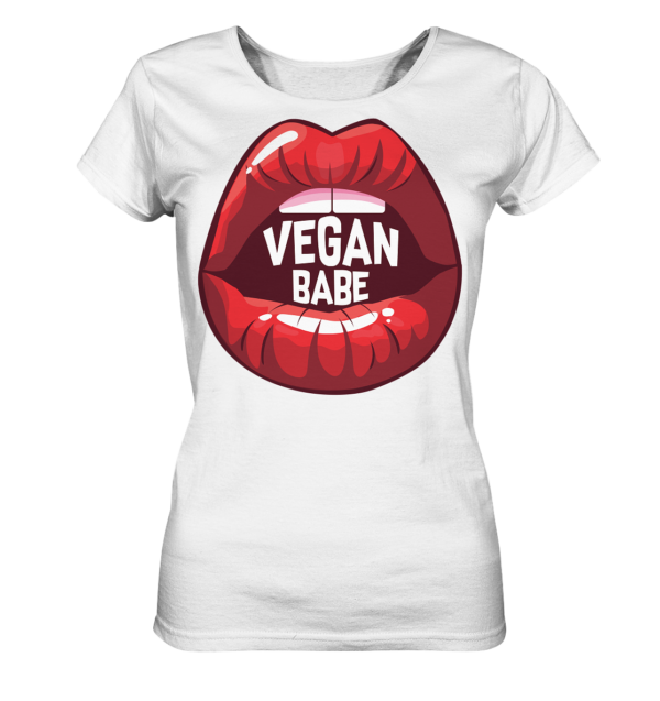 Vegan Babe - Ladies Organic Shirt – Bild 17