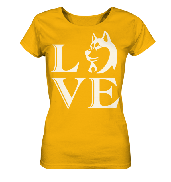 LOVE - Ladies Organic Shirt – Bild 13