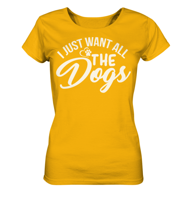 I JUST WANT  - Ladies Organic Shirt – Bild 14