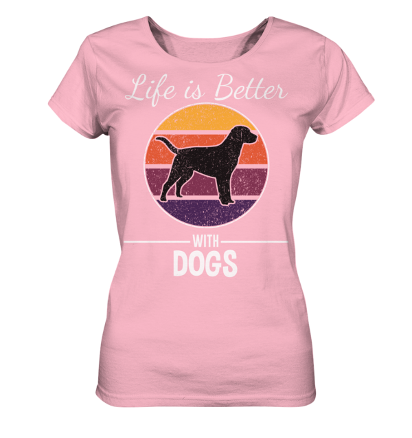 Life is better - Ladies Organic Shirt – Bild 6