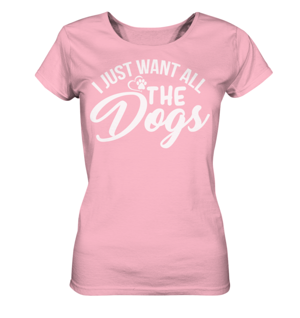 I JUST WANT  - Ladies Organic Shirt – Bild 6